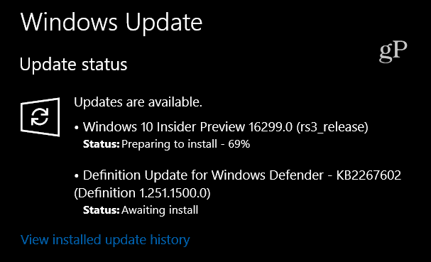 Windows 10 Preview Build 16299