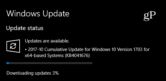 Cumulative Update KB4041676