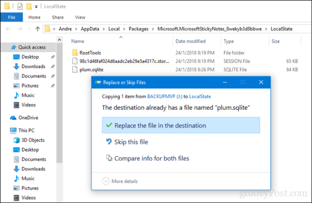 tåge Wedge vaccination How to Back Up, Restore, and Migrate Sticky Notes in Windows 10