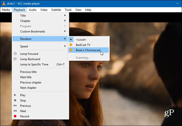VLC Desktop to Chromecast