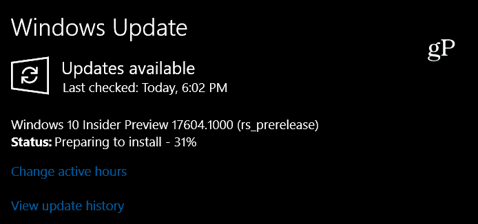 Windows 10 Preview Build 17604