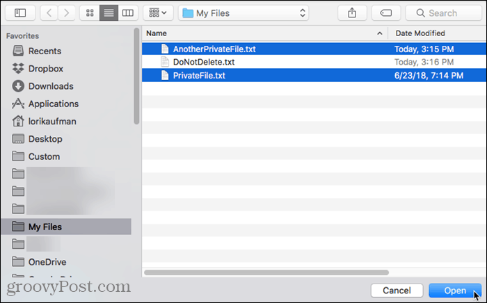 Select files to delete in CleanMyMac 3