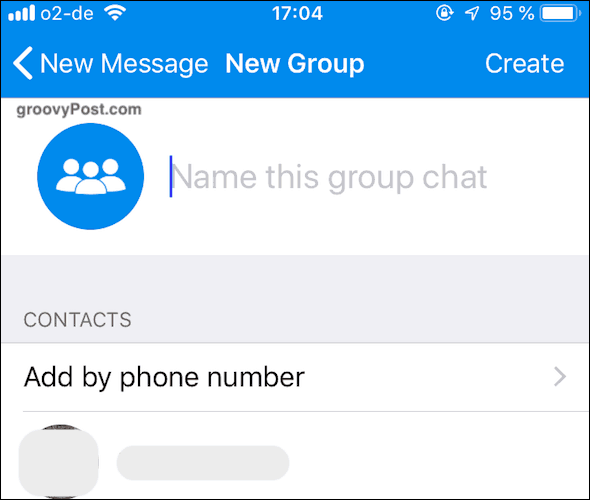 How to make group chat in messenger