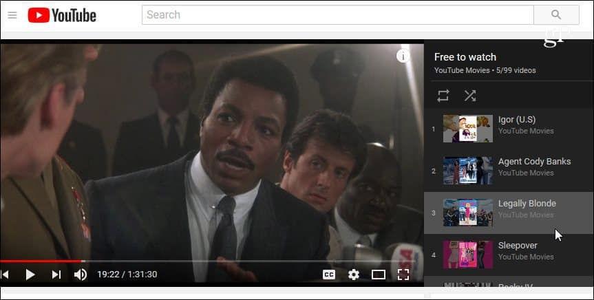 How To Watch Free Ad Supported Movies On Youtube