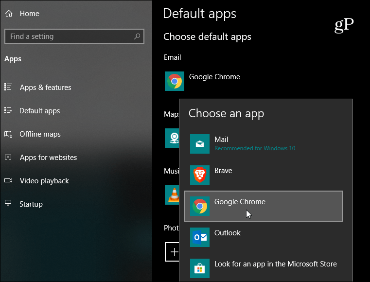 3 Default Apps Windows 10