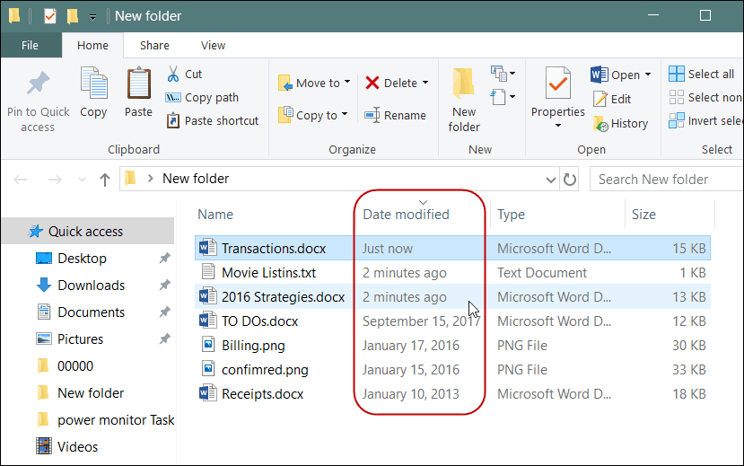 Friendly Names Example File Explorer