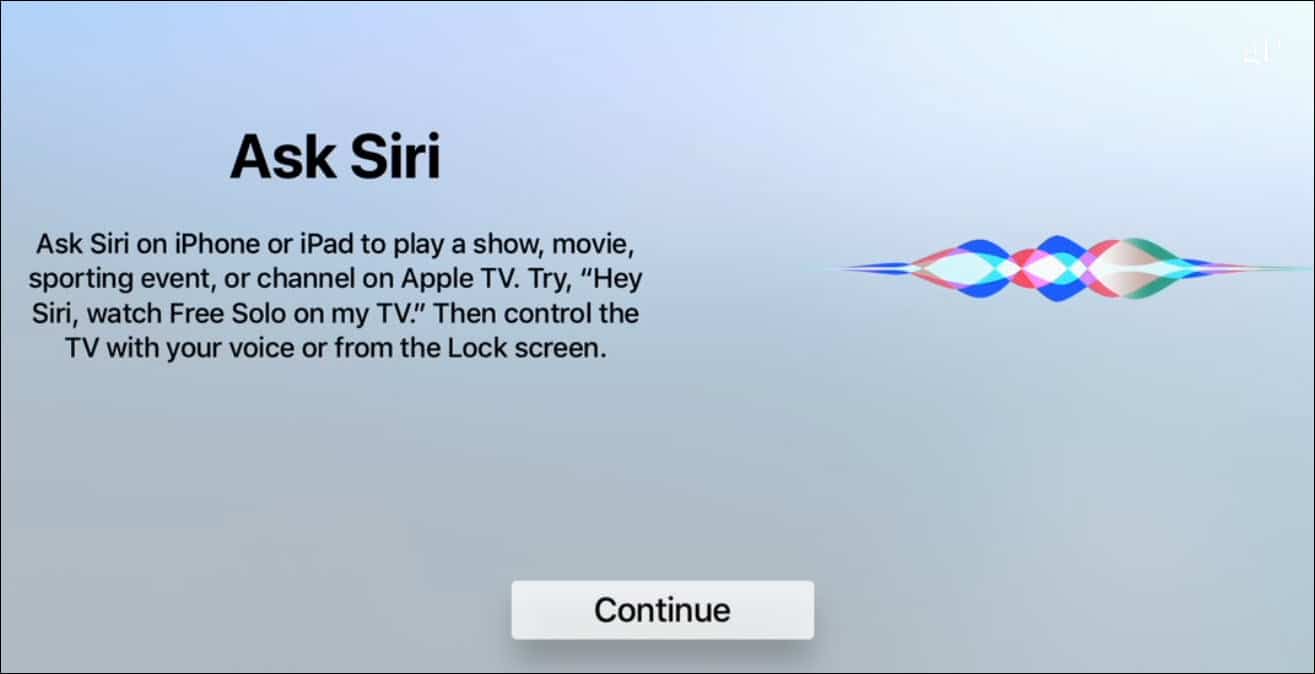 Ask Siri Apple TV