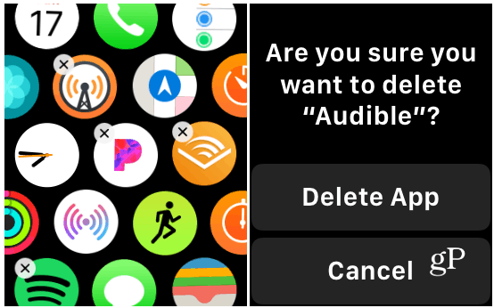 Delete App Apple Watch