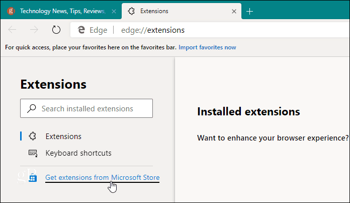 Chromium Edge Extensions Microsoft Store