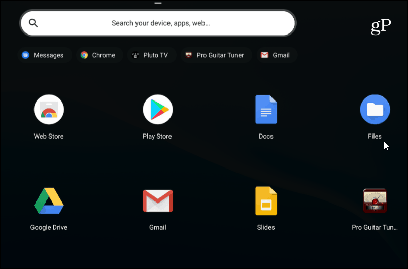 1 Chromebook Files App