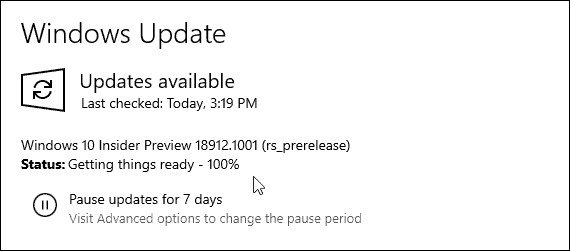 Windows 10 20H1 18912