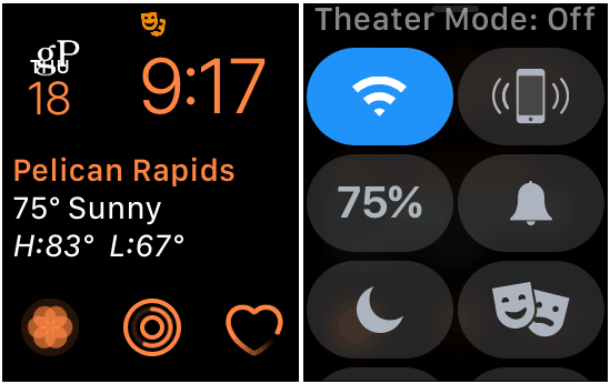 2 Theater Mode Apple Watch