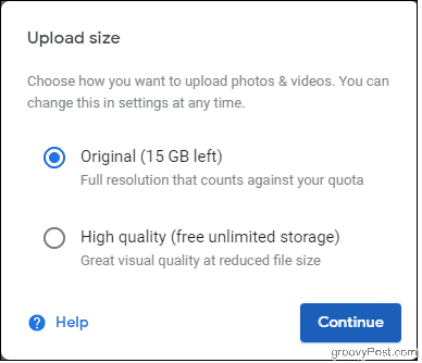 Google Upload Size Limit to 15 GB or Compressed
