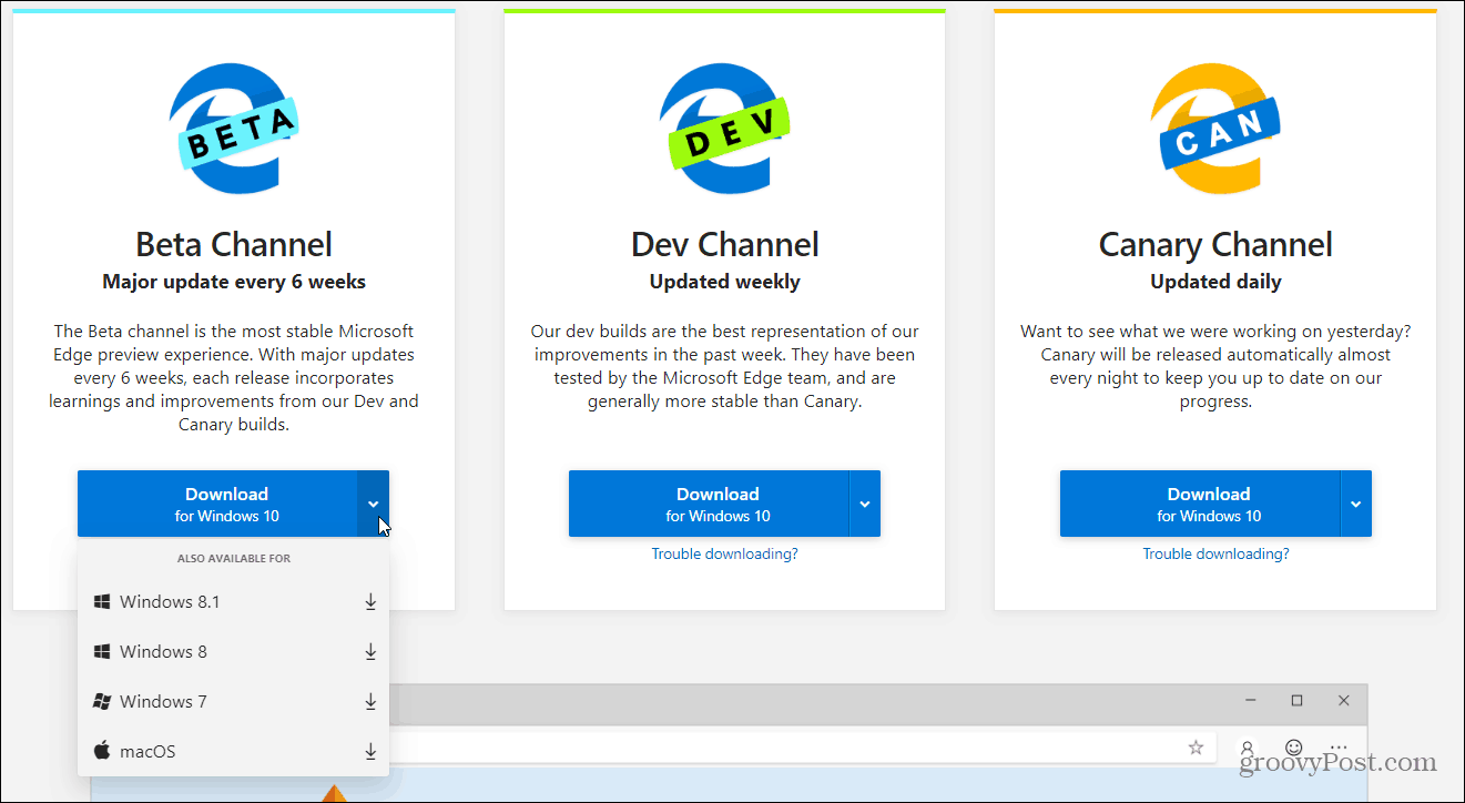 1 Microsoft Edge Beta Channel