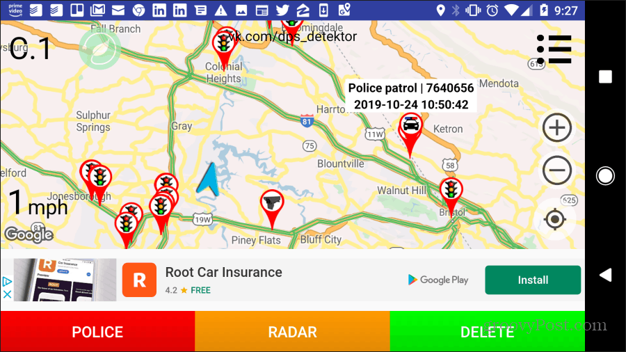 police detector app for android