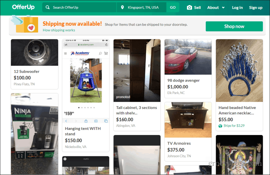 offerup main page