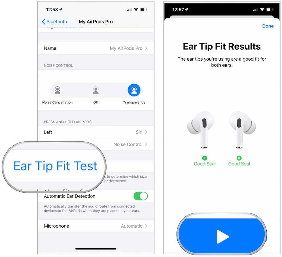 AirPods Pro Ear Tip Test