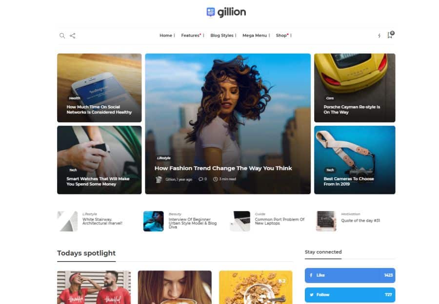 gillion wordpress theme