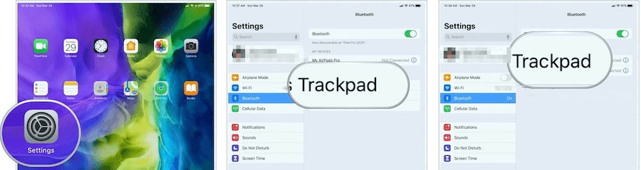 Install trackpad