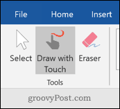 Draw tools in Word