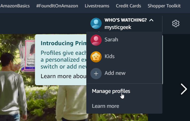 4 prime video profiles