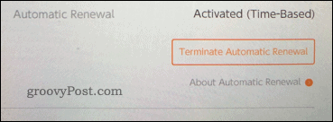 Terminate Nintendo Switch Online Automatic Renewals