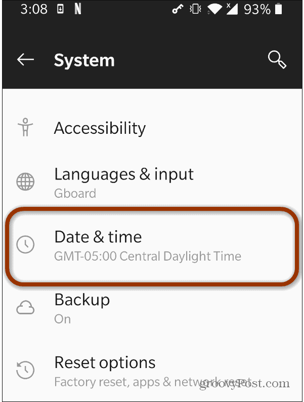 24-часовой формат даты и времени Android