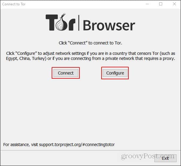 connect tor browser