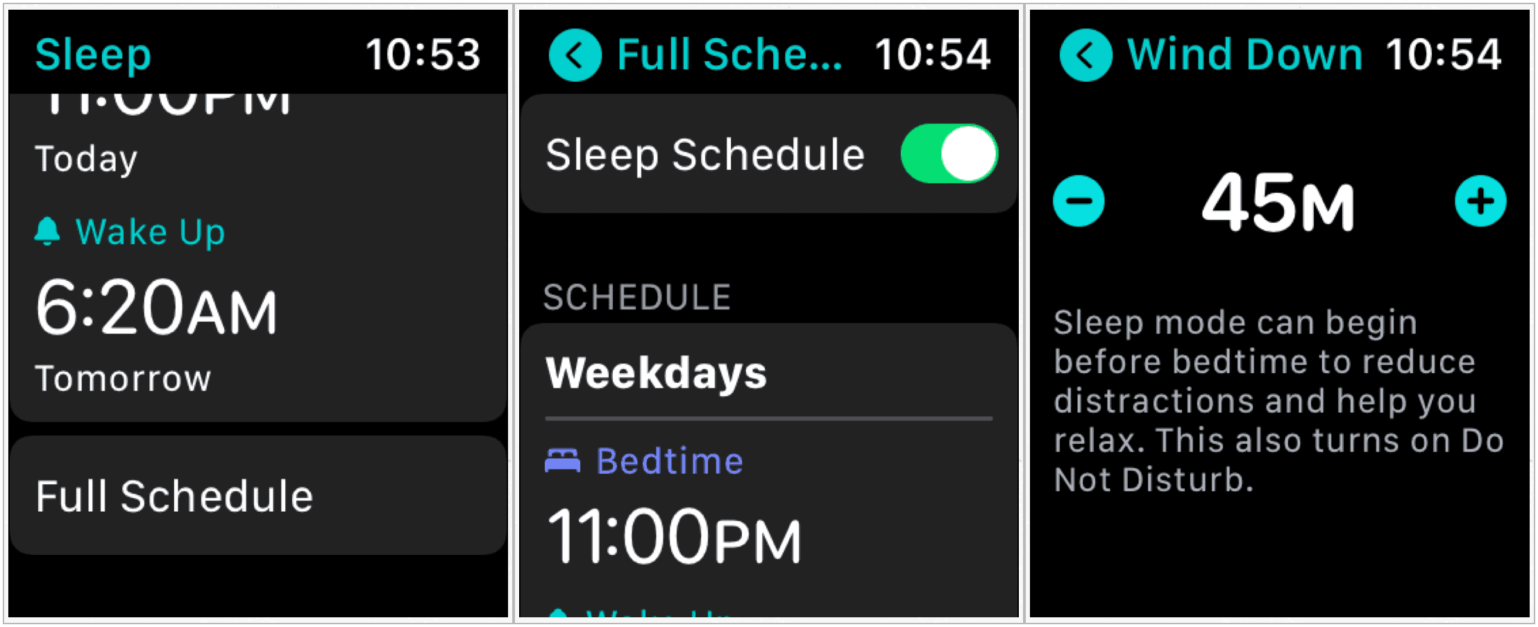 Apple Watch sleep app