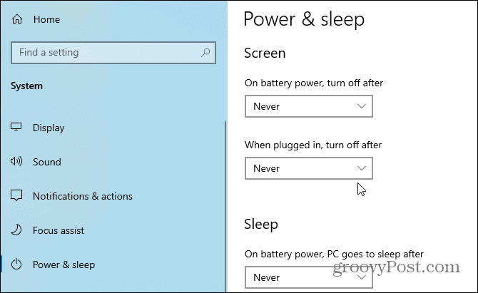 How To Make Your Screen Stay On In Windows 10
