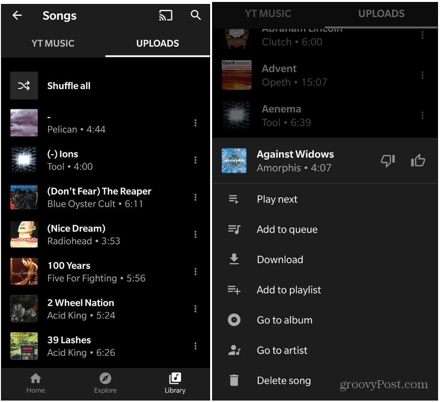 youtube music android