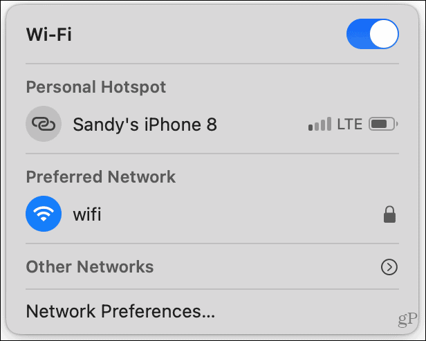 WiFi Control on Mac