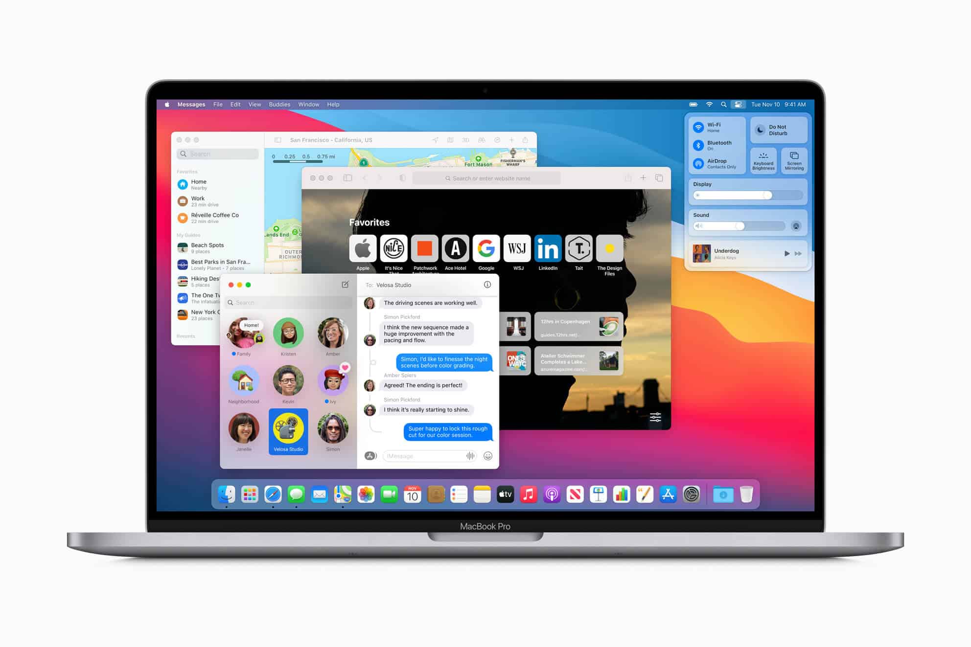 macOS Big Sur new features