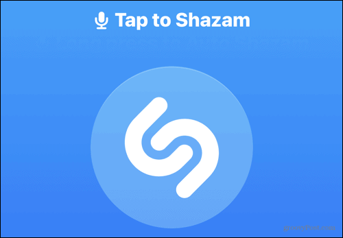 Tap to Shazam
