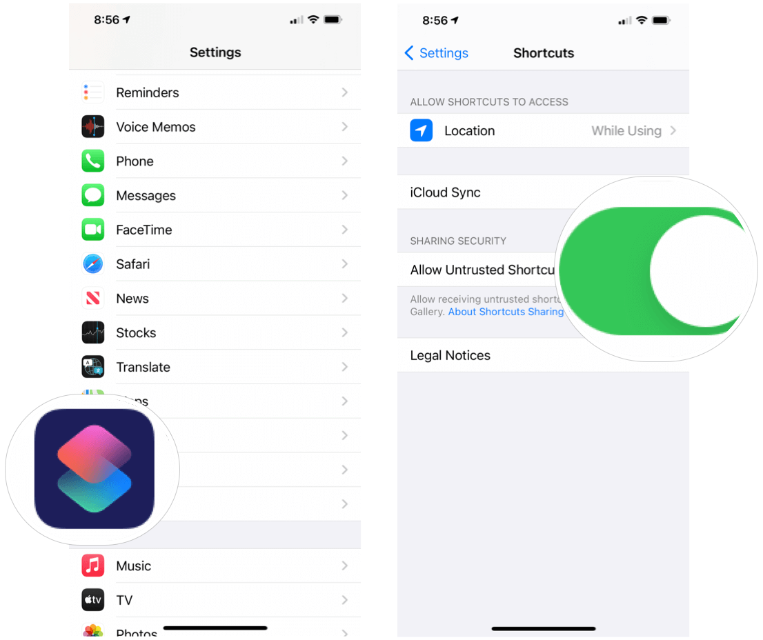 Automatically Change Your iPhone Wallpaper Allow third-party shortcuts