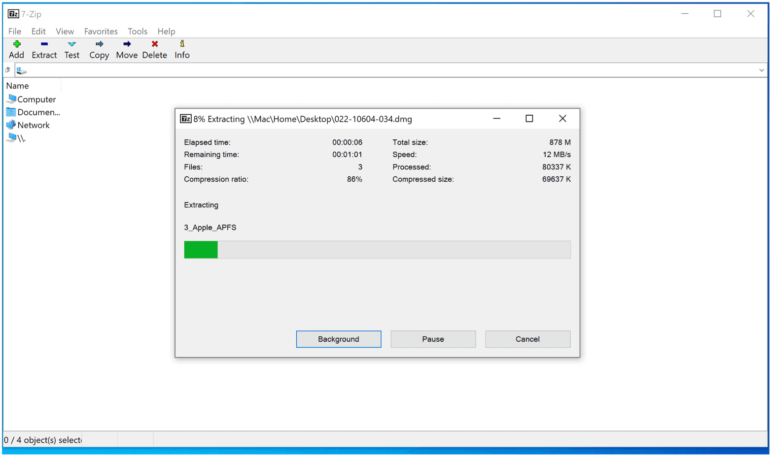 DMG Files on Windows 10 Extract DMG 