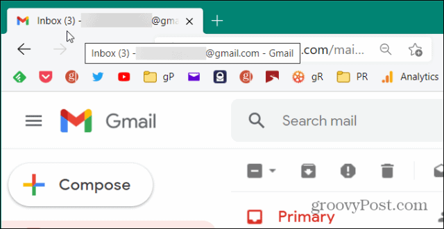 Make Gmail Show The Number Of Unread Messages On Your Browser Tab
