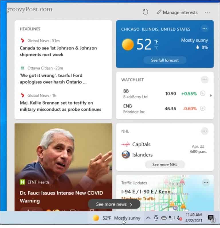 Microsoft Launches News And Interests Feature To All Windows 10 Users