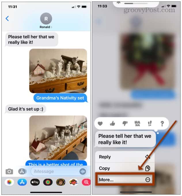  iPhone iMessages More