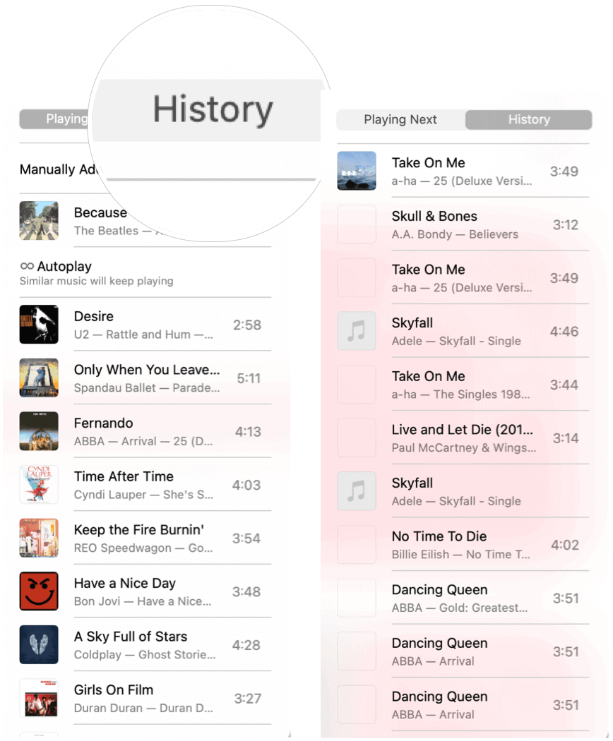 Apple Music history