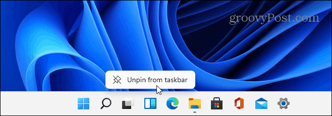 remove widgets from taskbar windows 11
