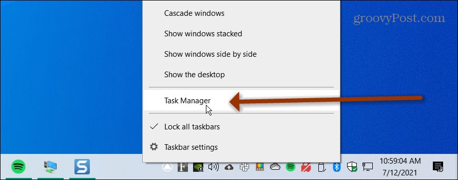 Task Manager Windows 10