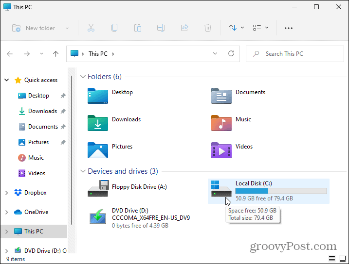This PC File Explorer Windows 11