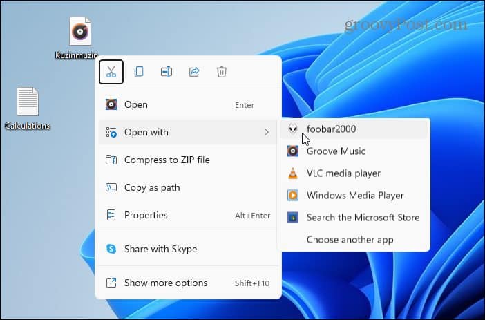 individual files open with windows 11