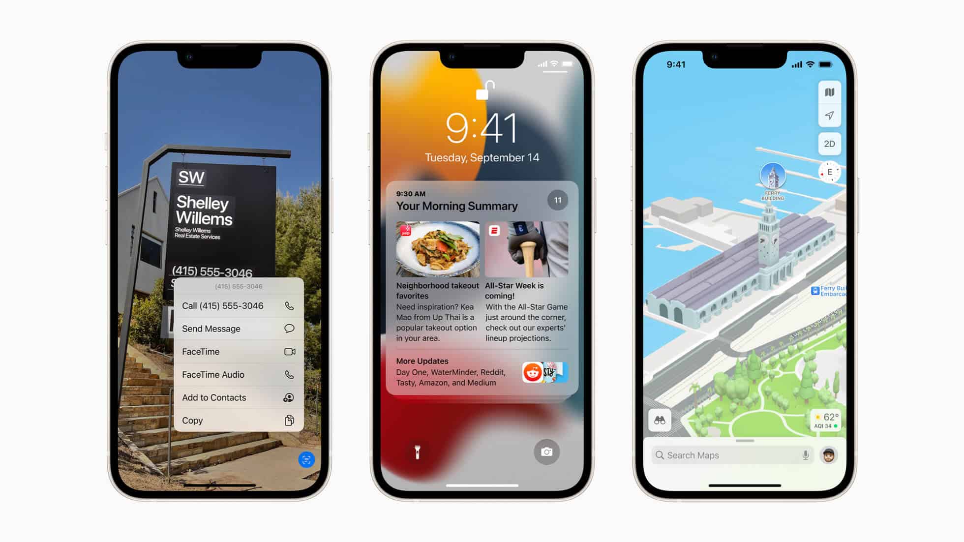 iOS 15 Feature Requirements