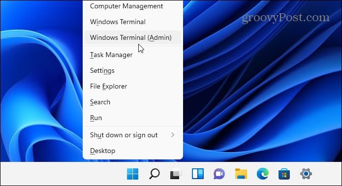 Windows terminal administrator