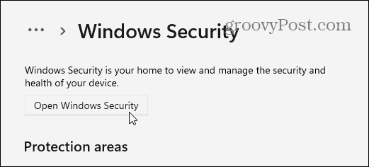 Buka Keamanan Windows