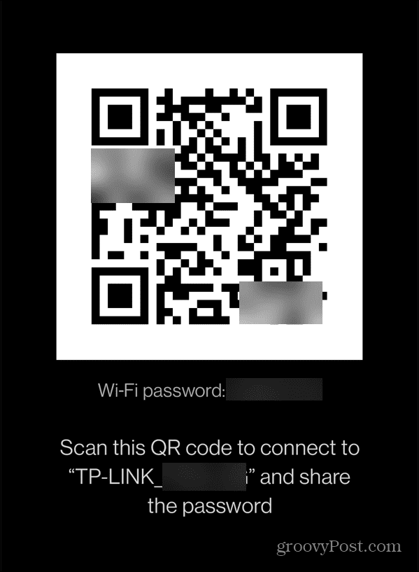 wi-fi password qr code