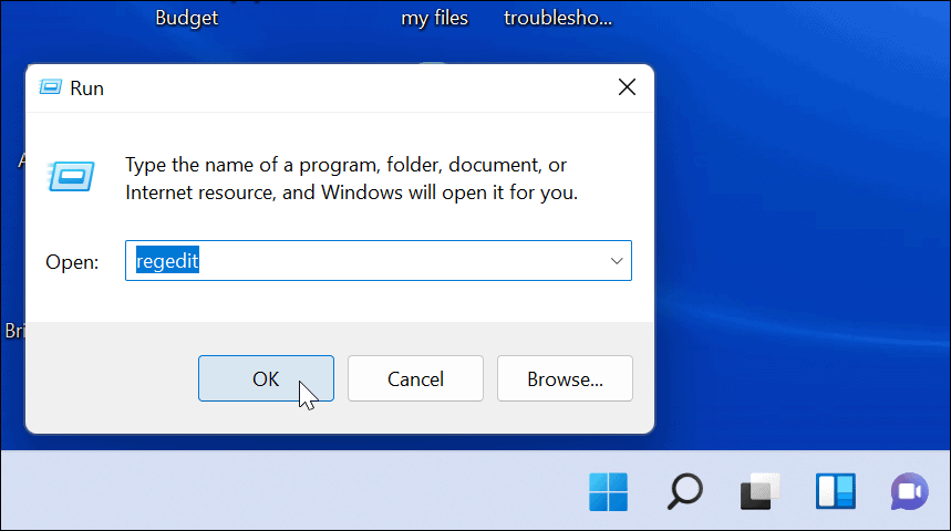 Regedit Windows 11
