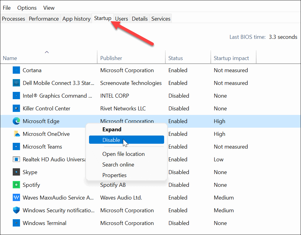 disable startup apps task manager windows 11